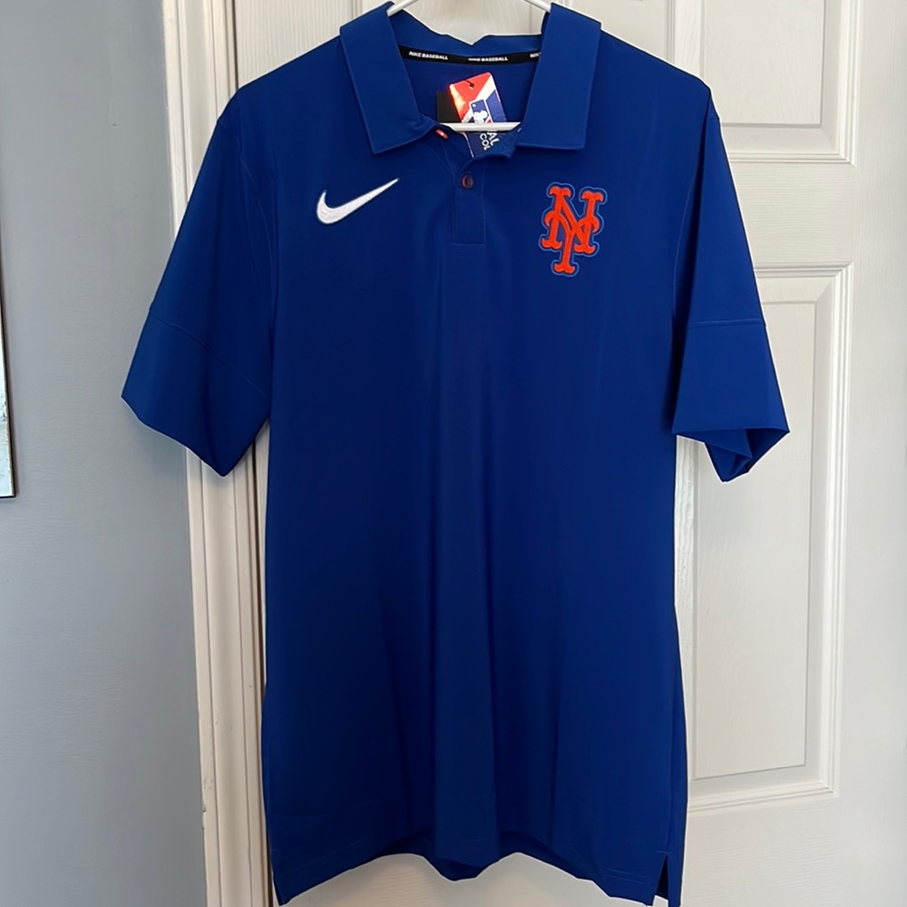 New York Mets Nike Polo. Brand new team issued polo. 84% polyester 16% spandex.